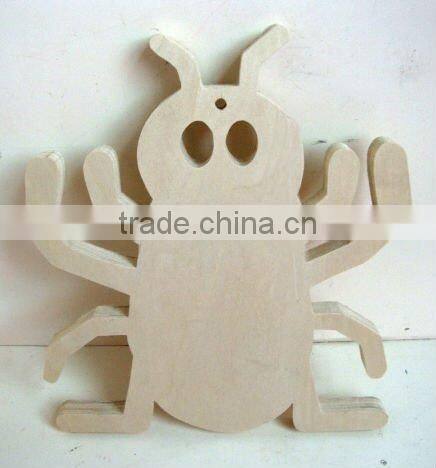 OEM wooden spider araneid colorful bulk small toys for sell