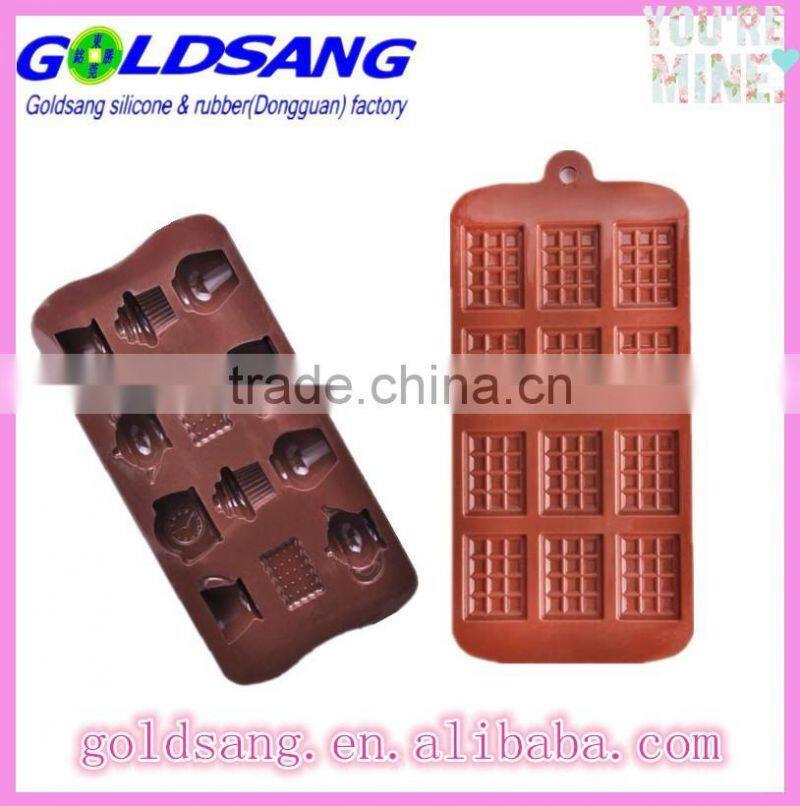 FDA grade Chocolate Cake Decorating Silicone Molds Candy Tools
