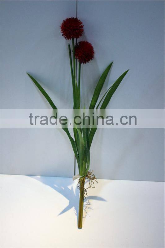 Home and outdoor garden table wedding gate decoration 60cm or 24inches H artificial fake hands yellow onion flowers E04 0607