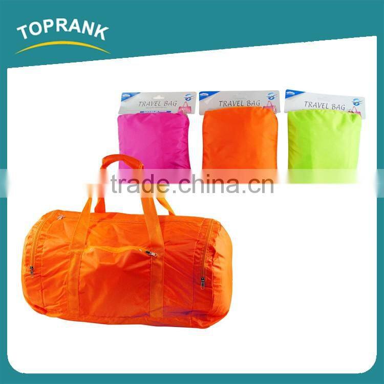 Toprank Folding Lightweight Travel Flight Sport Weekend Overnight Bag Foldable Travel Duffle Bag Fold Up Travel Bag