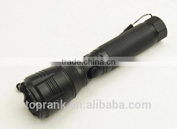 TOPRANK Multifunctional led torches high power for wholesales.Heavy duty flashing light, torch LED
