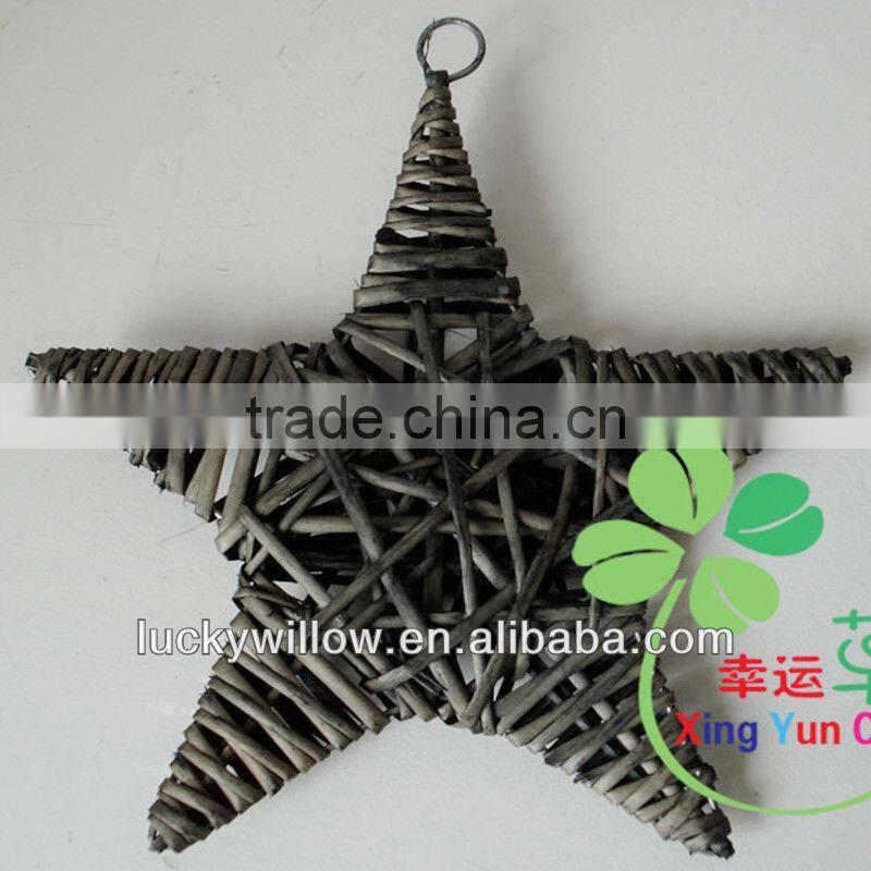 The latest Christmas stars decoration rattan/wicker star