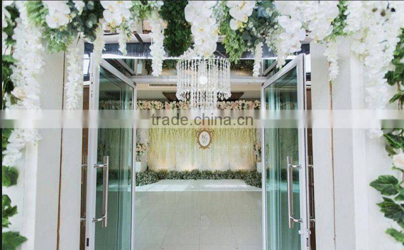 artificial flower wholesale,wedding stage artificial wisteria flower for sale