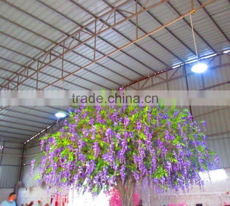 Wedding decorative artificial wisteria flower tree for sale
