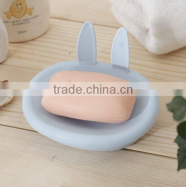 Rabbit sharp plastic soap container