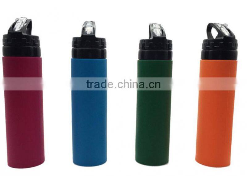 Food grade material silicone drinking bottle & Silicone bottle