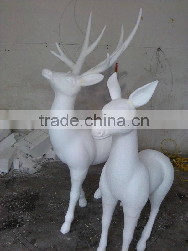 Large frp christmas deer