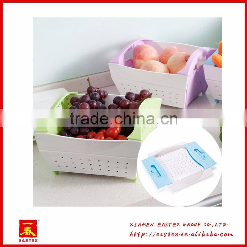Foldable draining calathus kitchenware basket series
