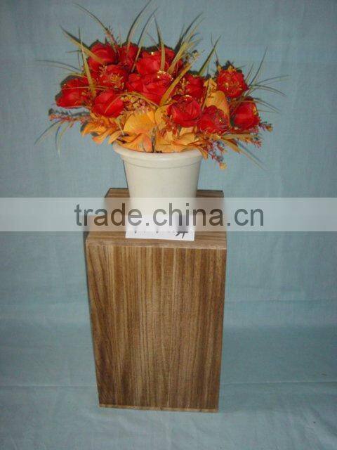wooden flower vases