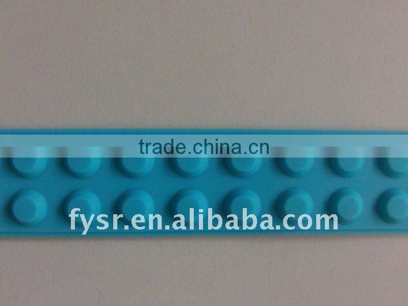 Custom design fashion silicone colorful belt for teens