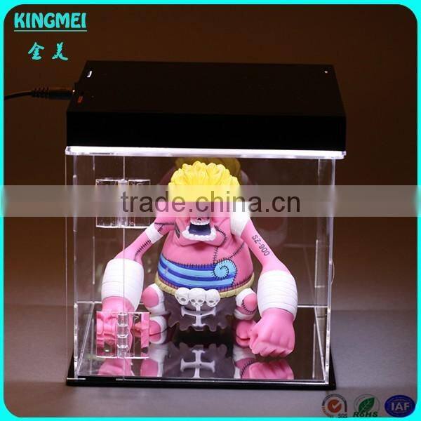Acrylic robot model display box clear acrylic boxes led acrylic display box