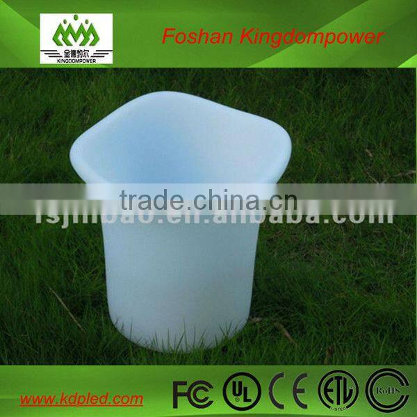 flashing illuminated cute led battery operatedice bucket