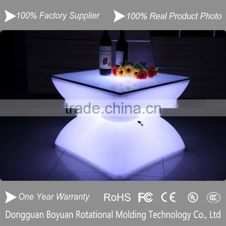 Modern Illuminated Color Light Plastic LED Furniture Bar