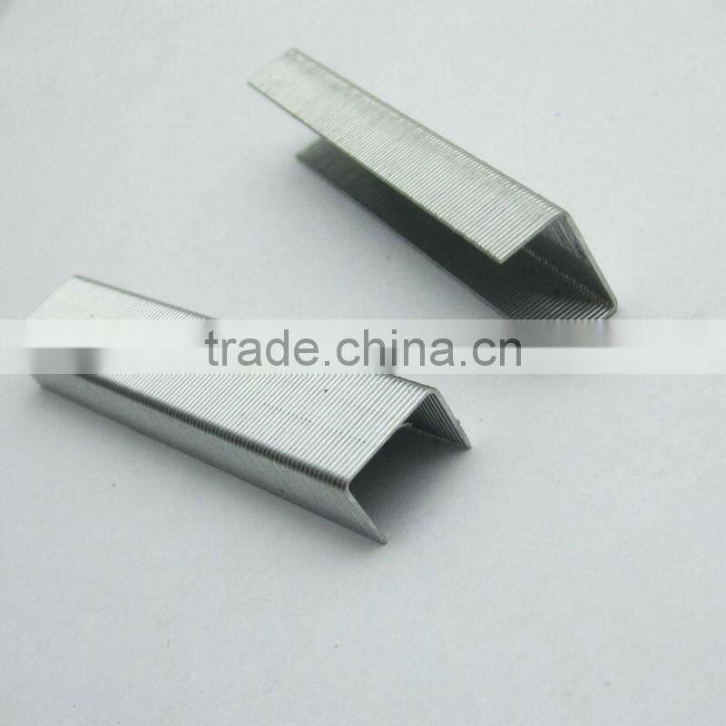 Office silver color galvanized heavy duty staples 23/10