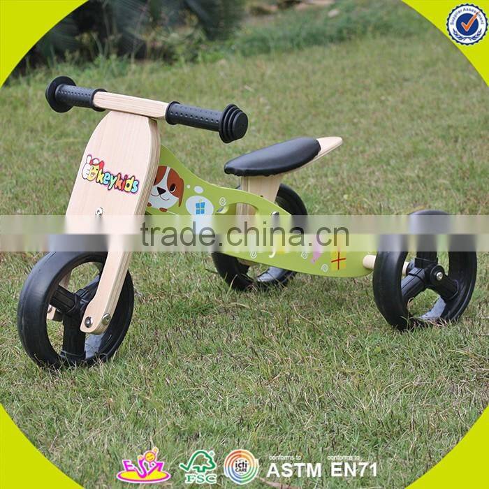 2017 New design wooden balance bike toy children wooden balance bike toy baby wooden balance bike toy W16C098