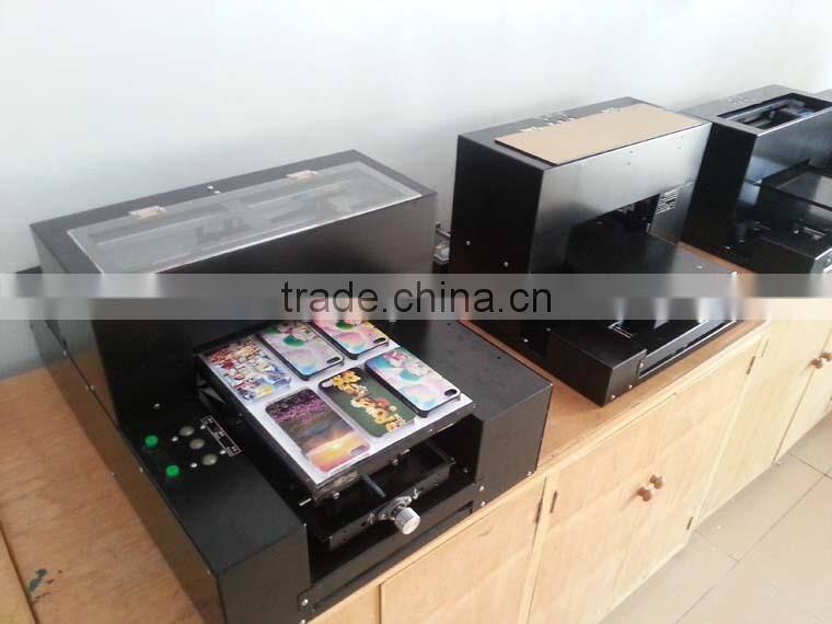 Mini flatbed UV Printer with power cord ,CD-ROW , CD