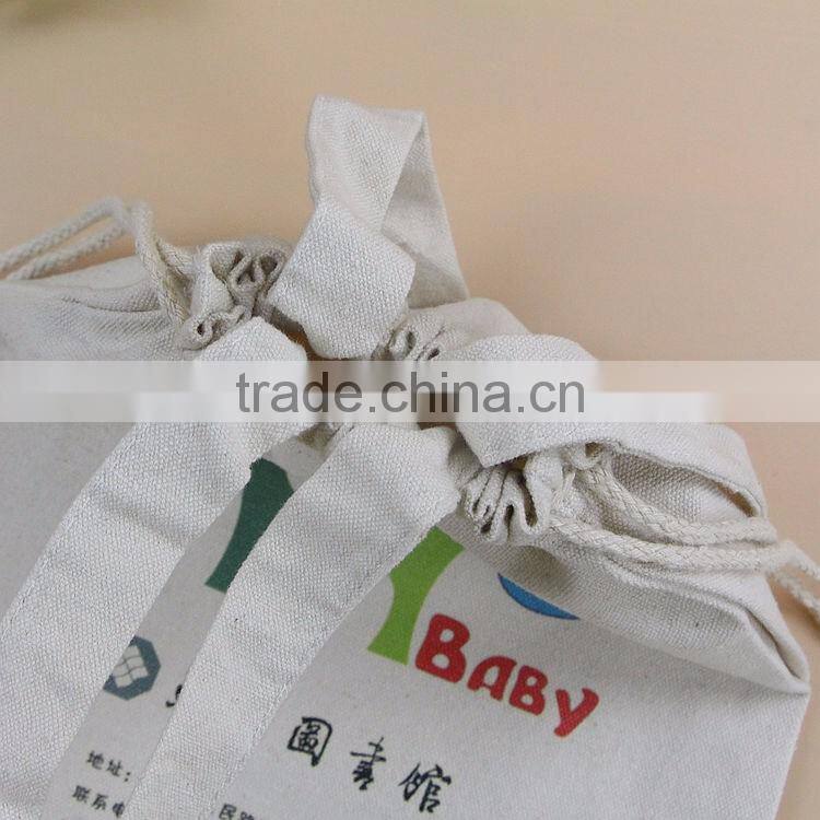 Reusable 100% natural cotton sack bag