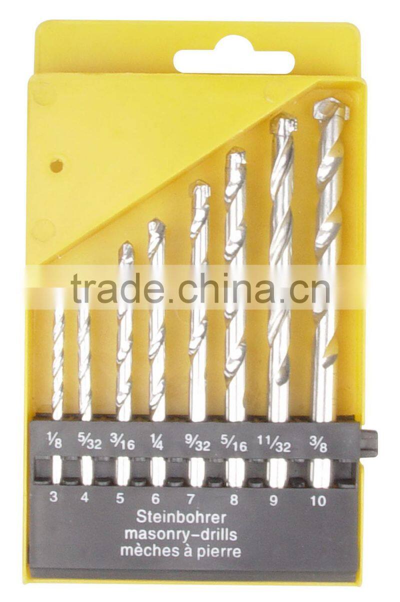 8pcs Masonry Drill Set
