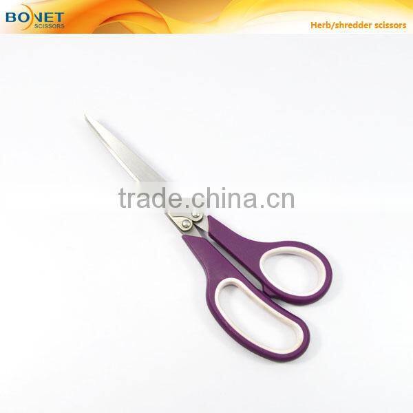 S97015A4 FDA qualified Stainless Steel Herb 3 blade shredder scissors with cap