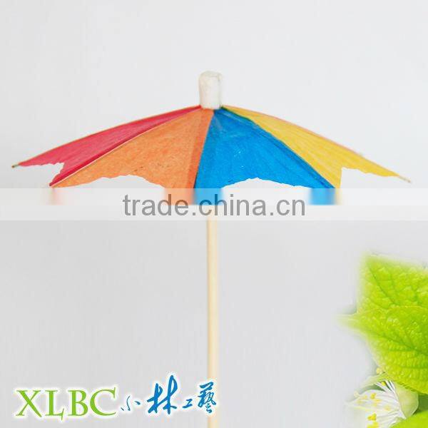 Party wooden parasol picks