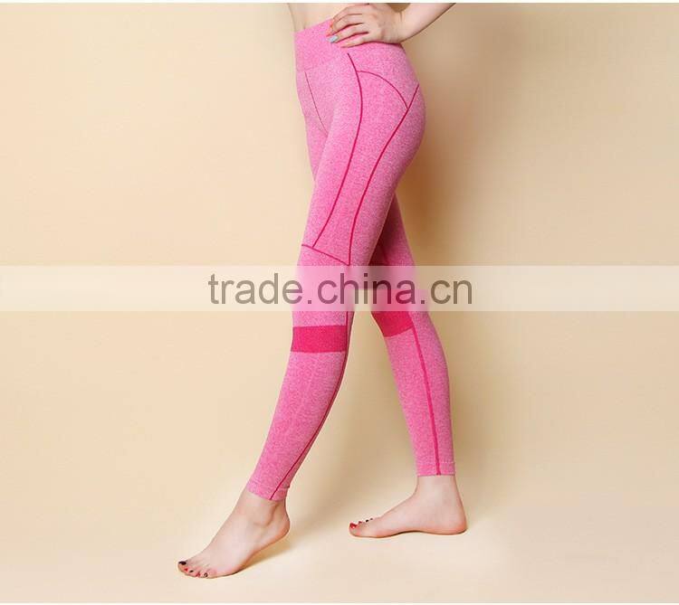 2017 Plus Size Hips Push Up Solid Color Sex Womens Yoga Pants Fitness