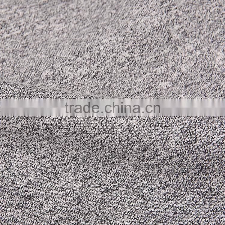 HAODUOYI Girl's Grey Ribbed Waist & Cuff Sporty Pants