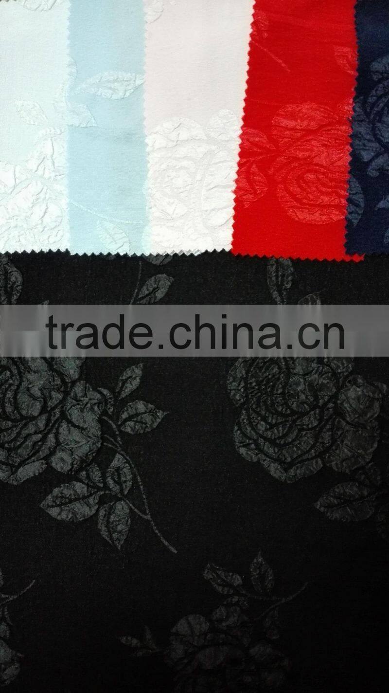 stereo feeling woven jacquard for women's dress