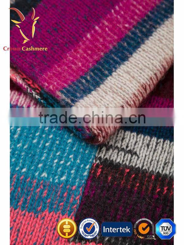 Luxe Baby Knitted Cashmere Wool Blanket with Multi-Colors