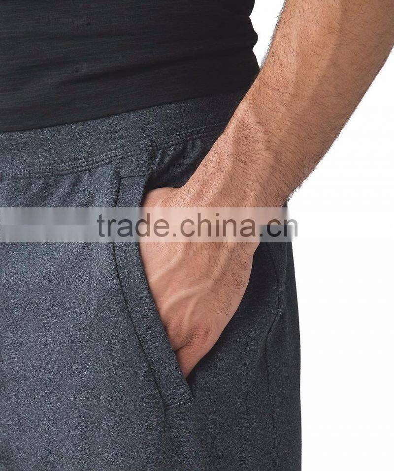 Quick dry heather soft fabric sports pants mens training pants