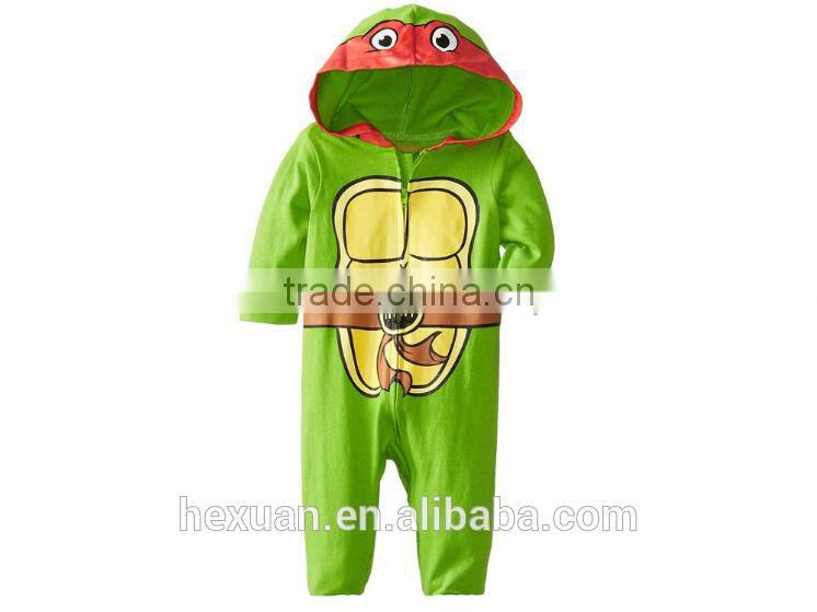 spring Newborn clothes baby polar fleece fabric romper long-sleeve baby cartoon cotton long-sleeved boys romper baby climbing