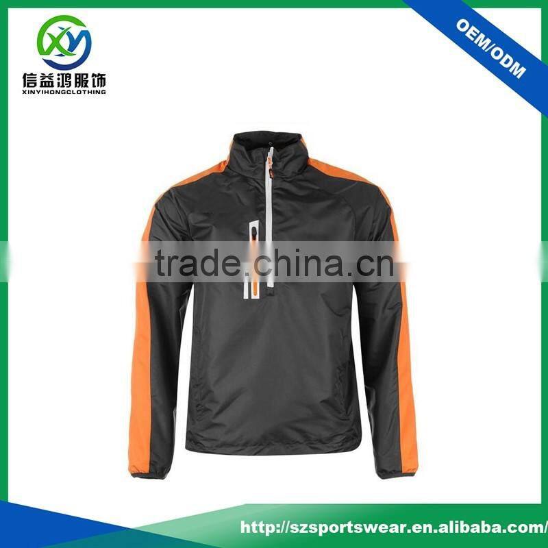 Fashional Design Strong 1/2 Zipper Windproof Sport Men Jacket