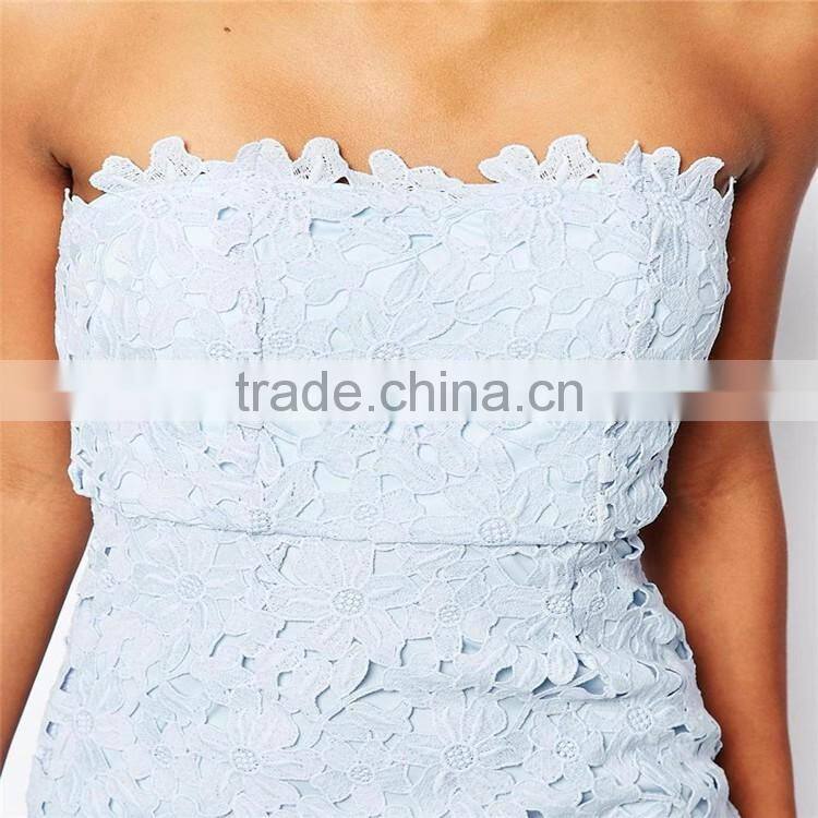 Arrival African female prom party dress for party bodycon fit lace embroidered prom dress for OEM