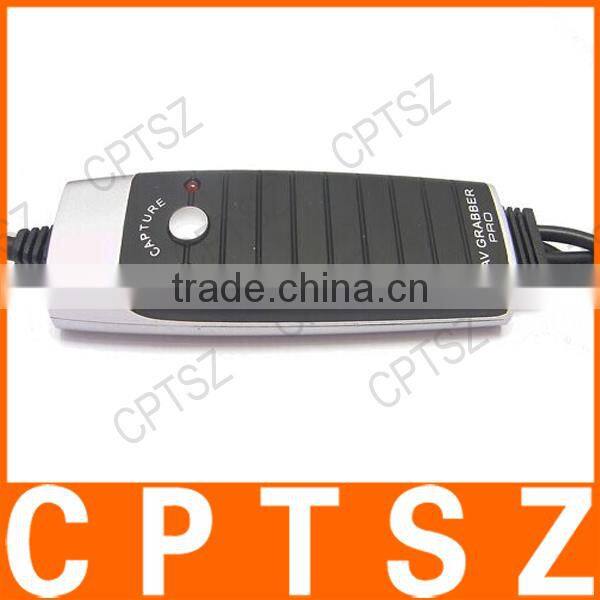 New Usb 2.0 Pc Transfer Av Vhs V8 Video for Audio Grabber Capture Card Dvd Maker Adapter with Snapshot Button