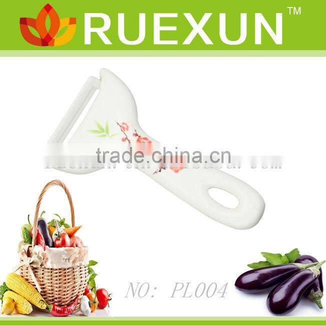Colorful handle ceramic peeler