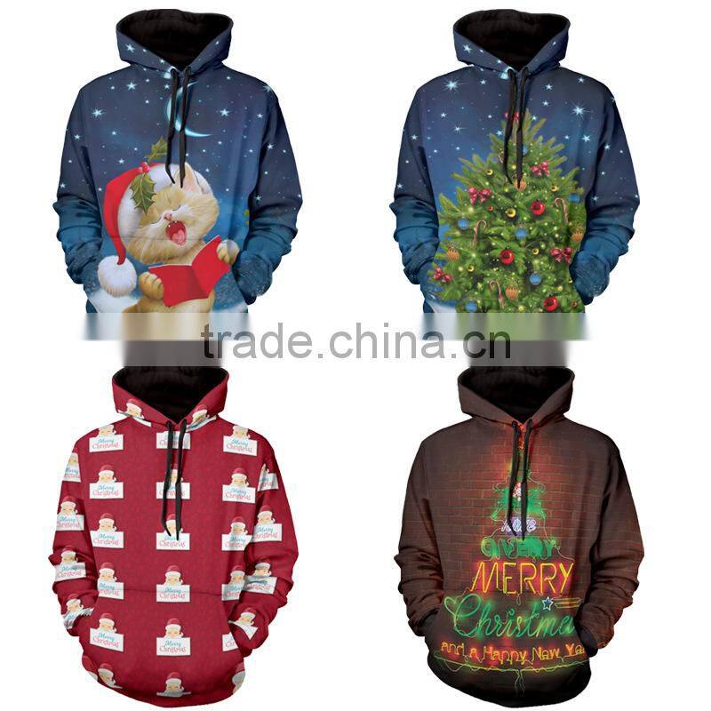 yellow maple ribbon 3D pinted hoodies/blue n plus size unisex 3D printed sweatshirt hoodies/hot sell Christmas 3D hoodies