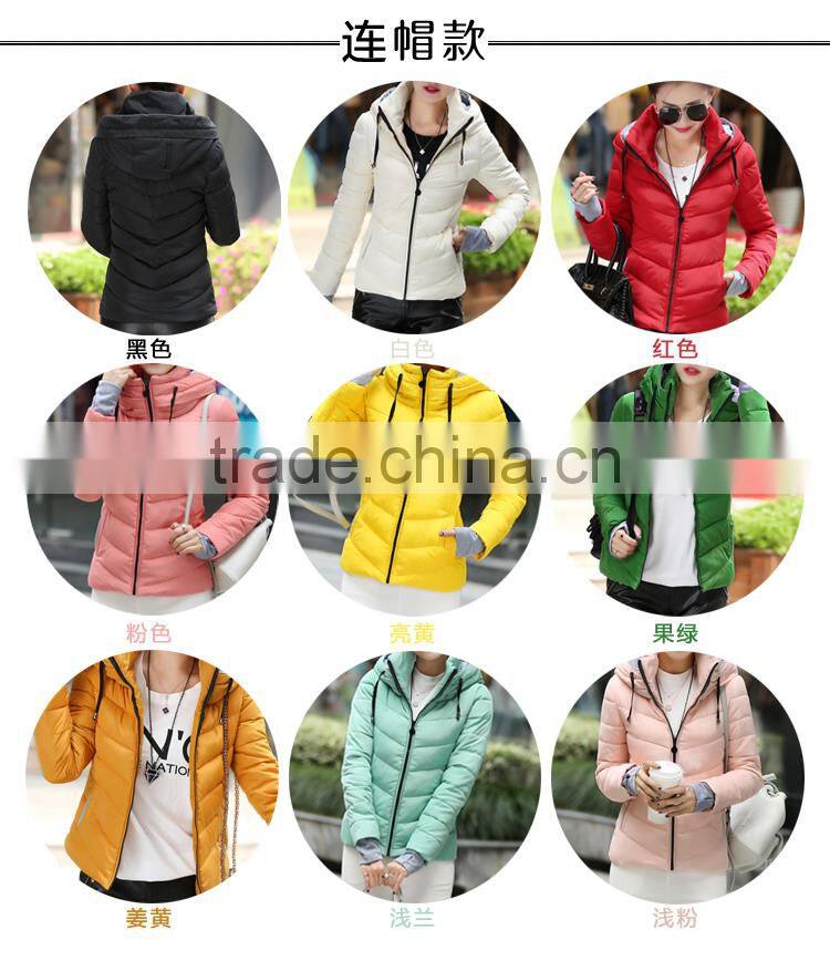 Winter Jacket Women 2017 New Europe Style Hooded Slim Winter Plus Size Parkas