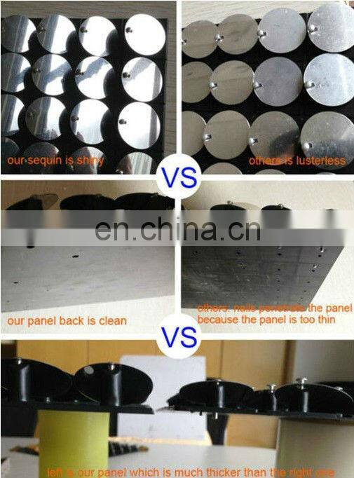 Patent sequin panel 2015 wedding decorations