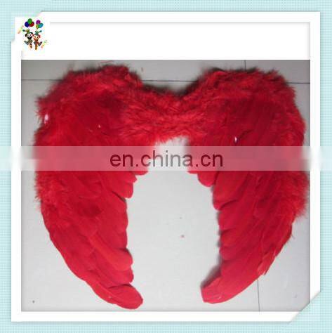 Adult Costume Cheap Large Red Feather Angel Wings HPC-0852