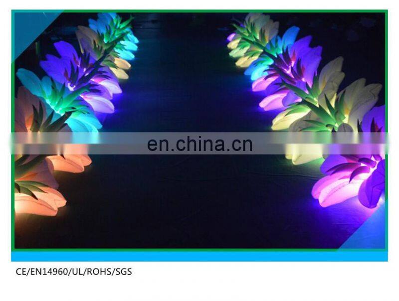 china led party decorations inflatable flower chain