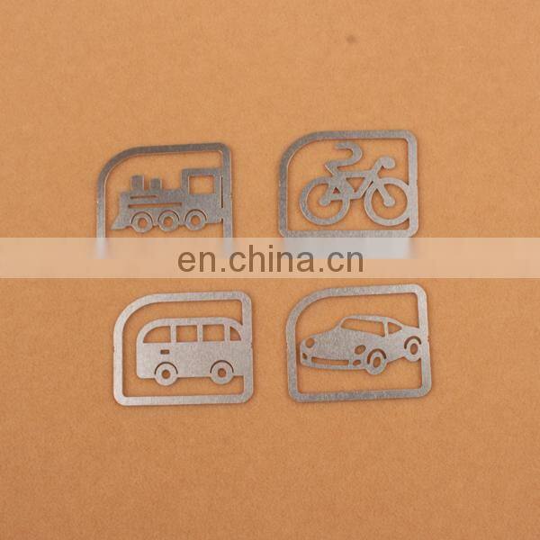car shaped personalized metal bookmark with print