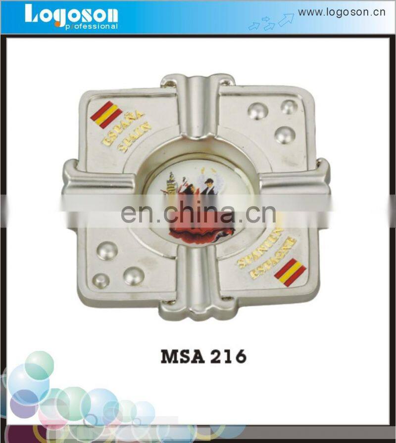 Debossed special design custom design wholesale cigar ashtrays