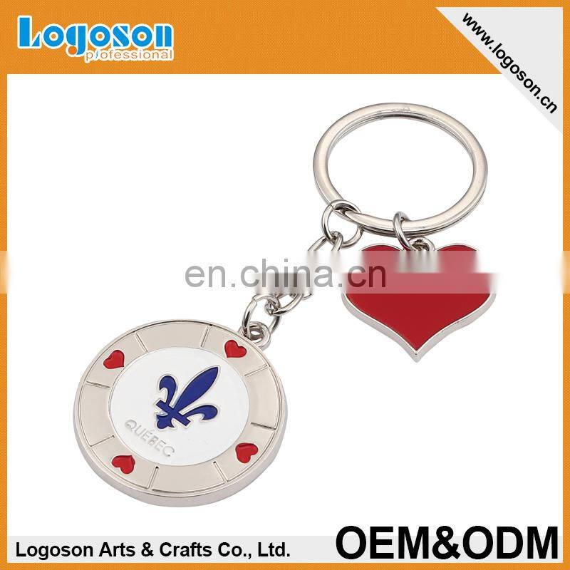 Professional Manufacturers Custom Made Paris Souvenir Leather Keychain