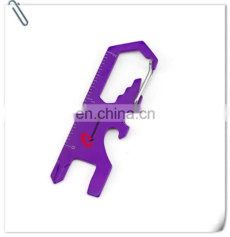 8 in 1 stainless steel pocket multi function tool with screwdriver,bottle opener,ruller,wrench,