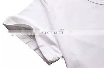 Modal Round Neck T-shirt For Female Cheap White Women T-shirt for Heat Press Printing