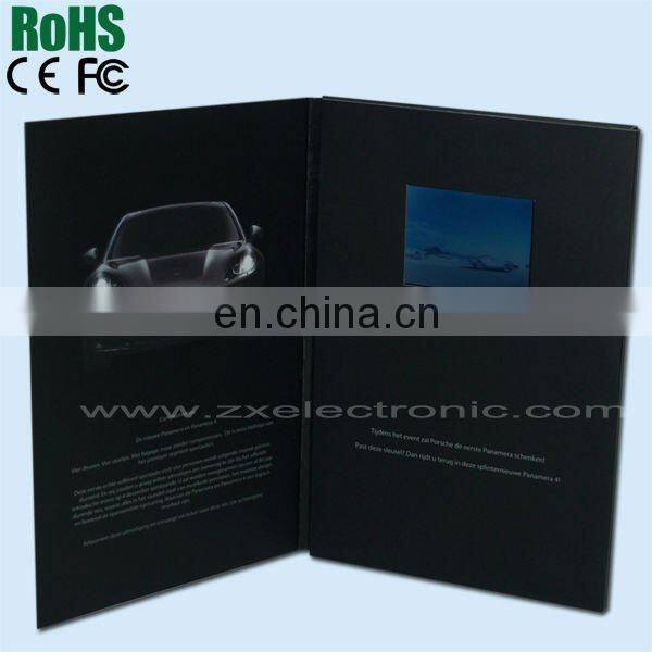 7 Inch Screen LCD Video Brochure Cards For Business and Advertising