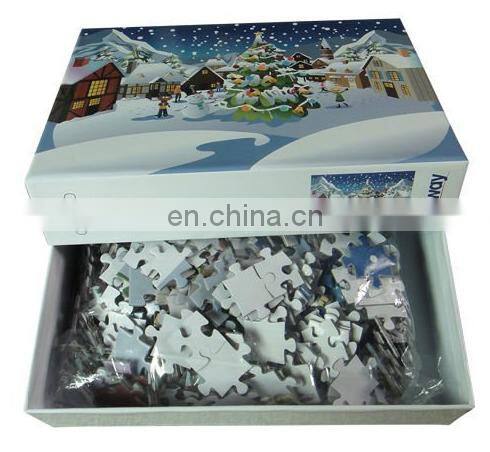 best seller eco-friendly high quality children A4 paper jigsaw puzzle