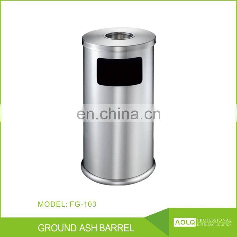 High quality chinese products garbage can metal storage containers buckets with lids and ashtray