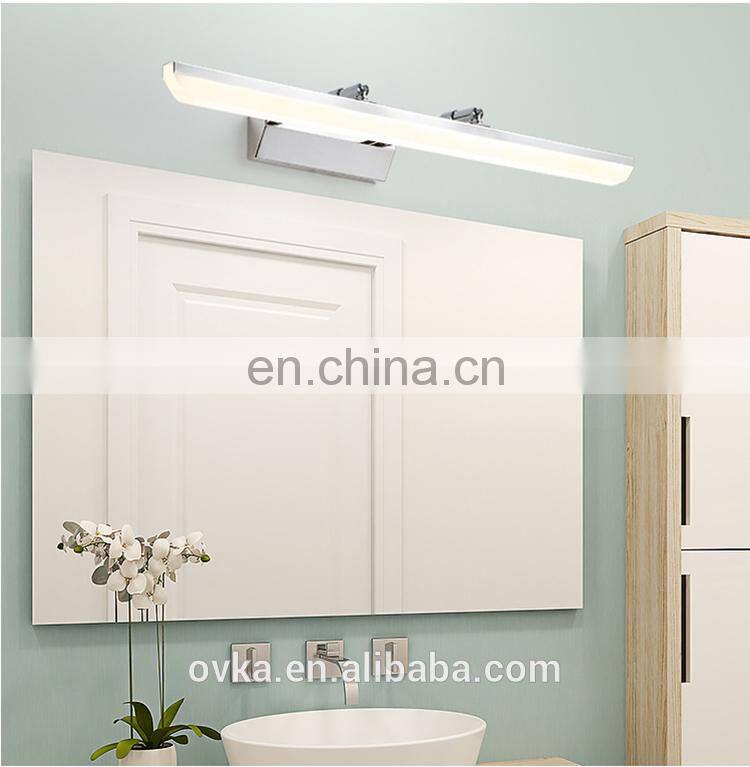 Modern hotel bathroom LED mirror light