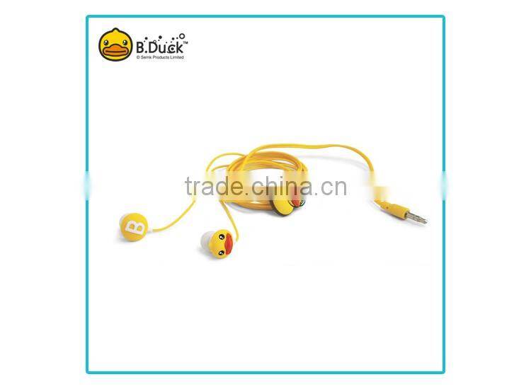 Novelty design plastic silicone rubber animal shaped earbuds with logo
