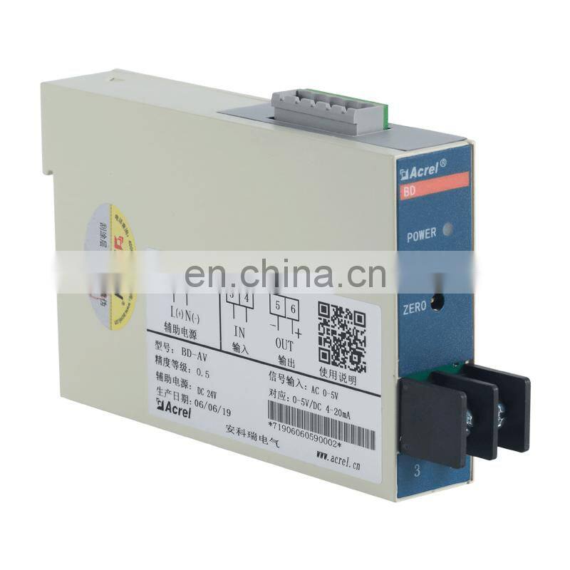 Acrel 0-5A Measurement Single phase AC current transducer/sensor BD-AI with factory price